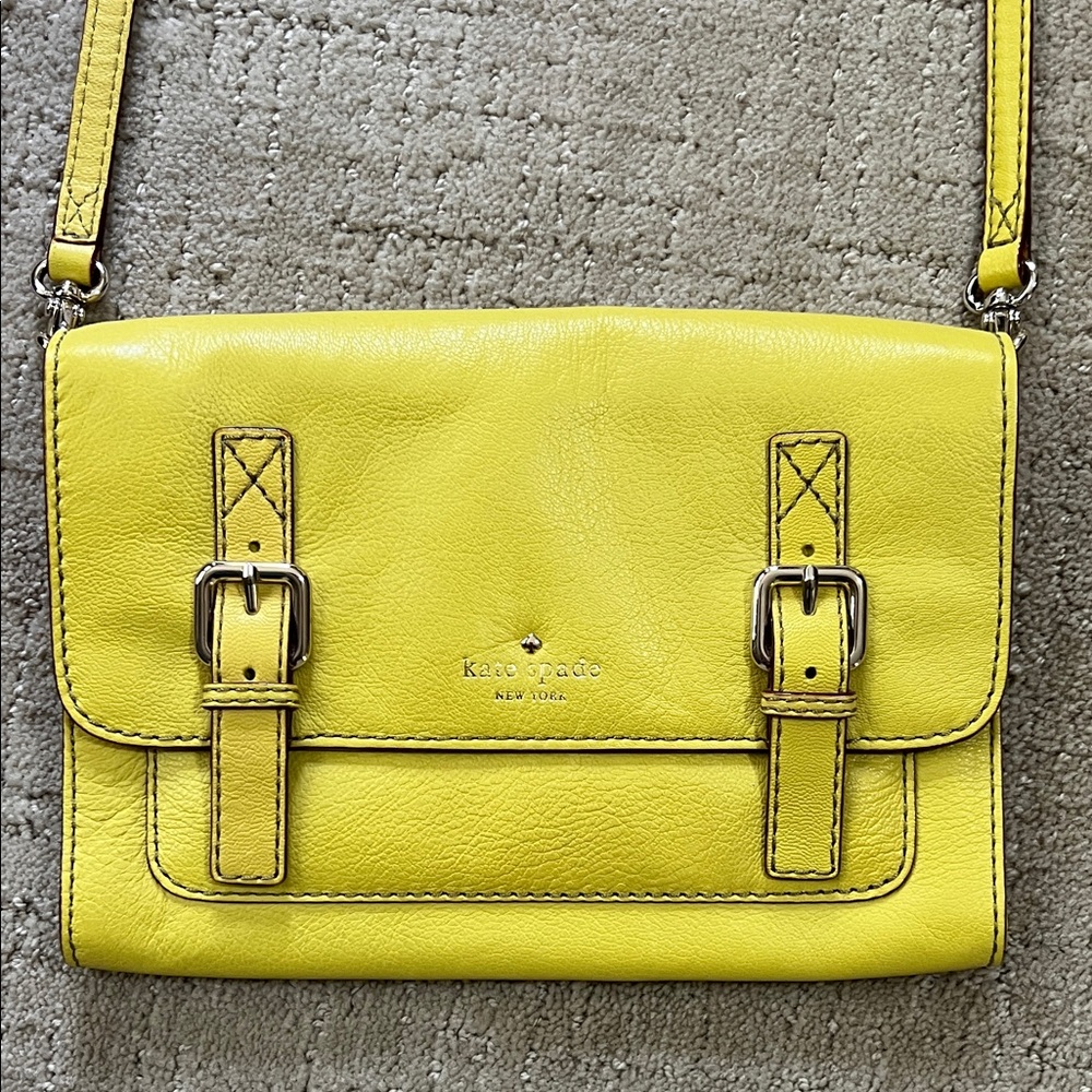 Kate Spade Vibrant Yellow Crossbody Bag